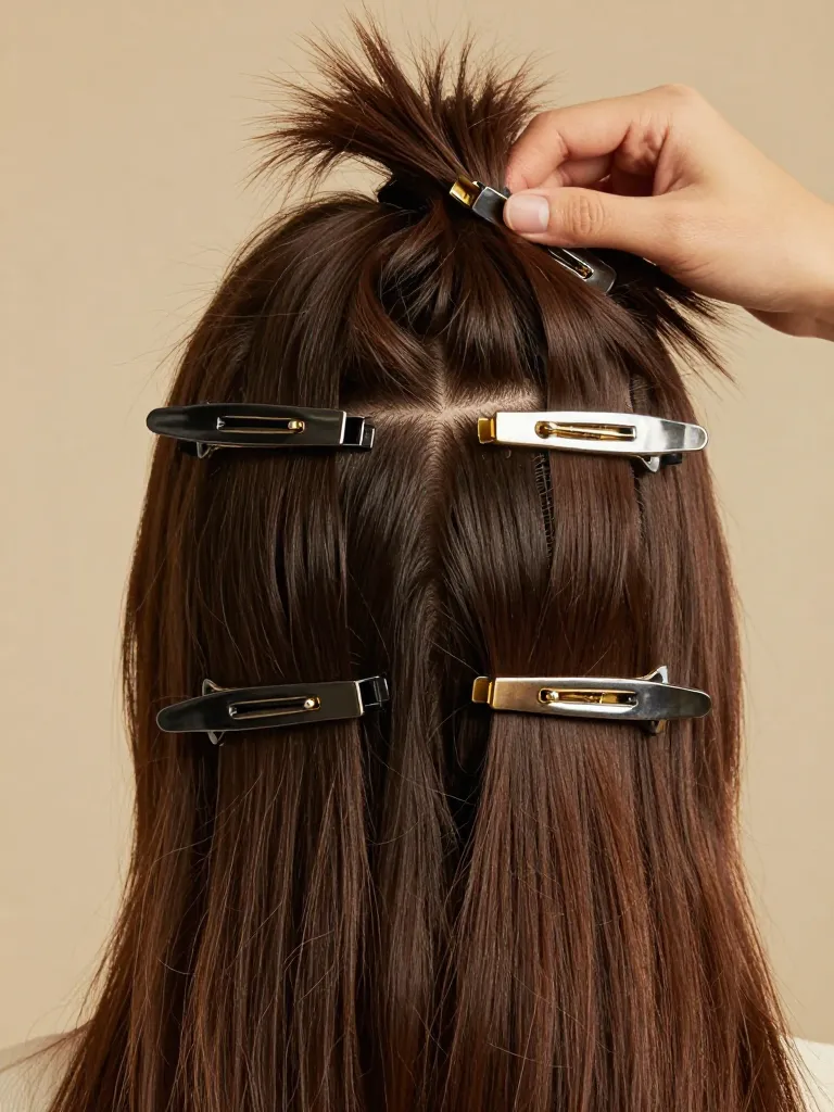 Step 2: Section Your Hair