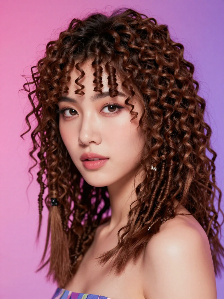 3. Crimped Hair