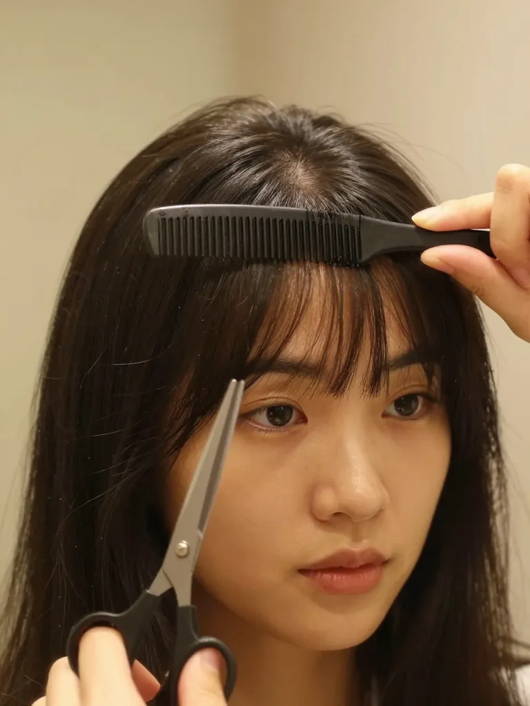 Step 3: Determine Your Bang Length