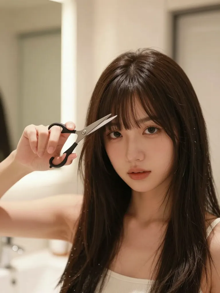 Step 4: Maintain the Bang Shape