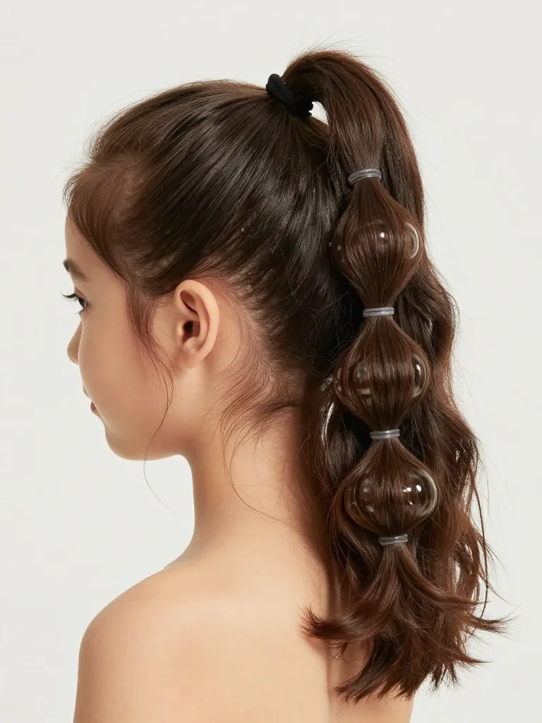 1. The Bubble Ponytail
