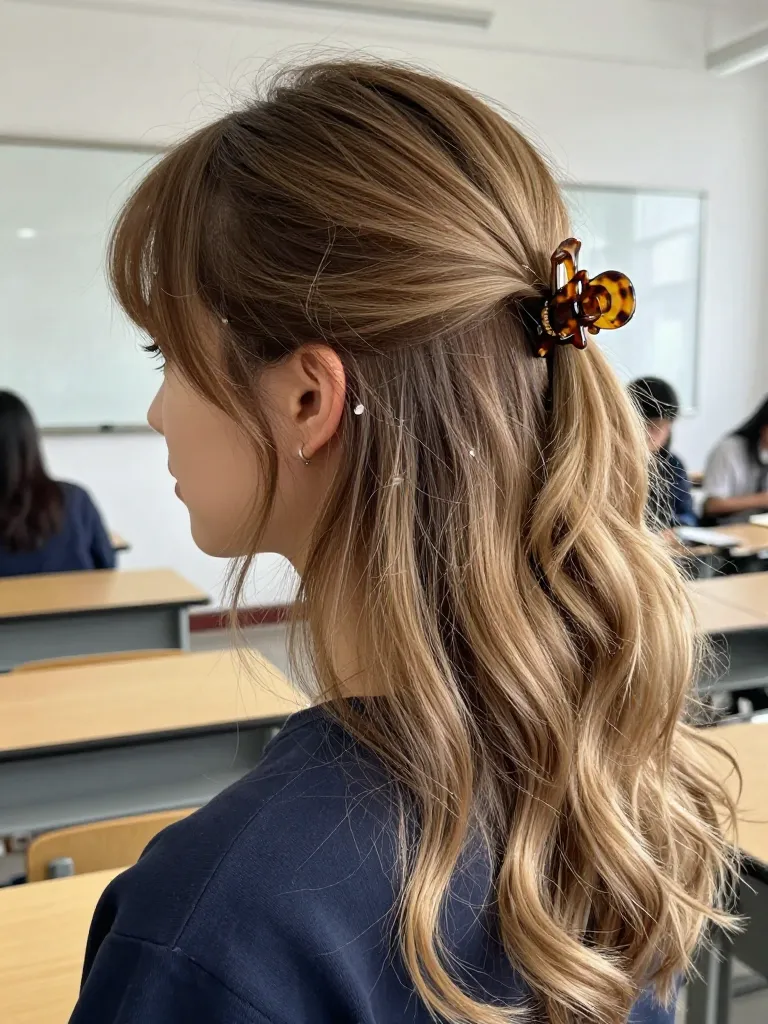 3. The Braided Pigtails with Scrunchies