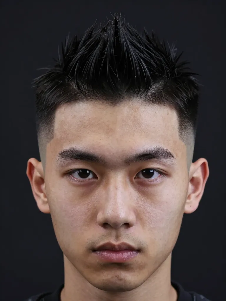 Step 4: Style the Faux Hawk with Matte Clay