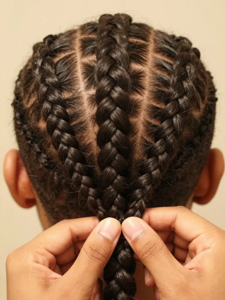 Step 3: Braid the Cornrows