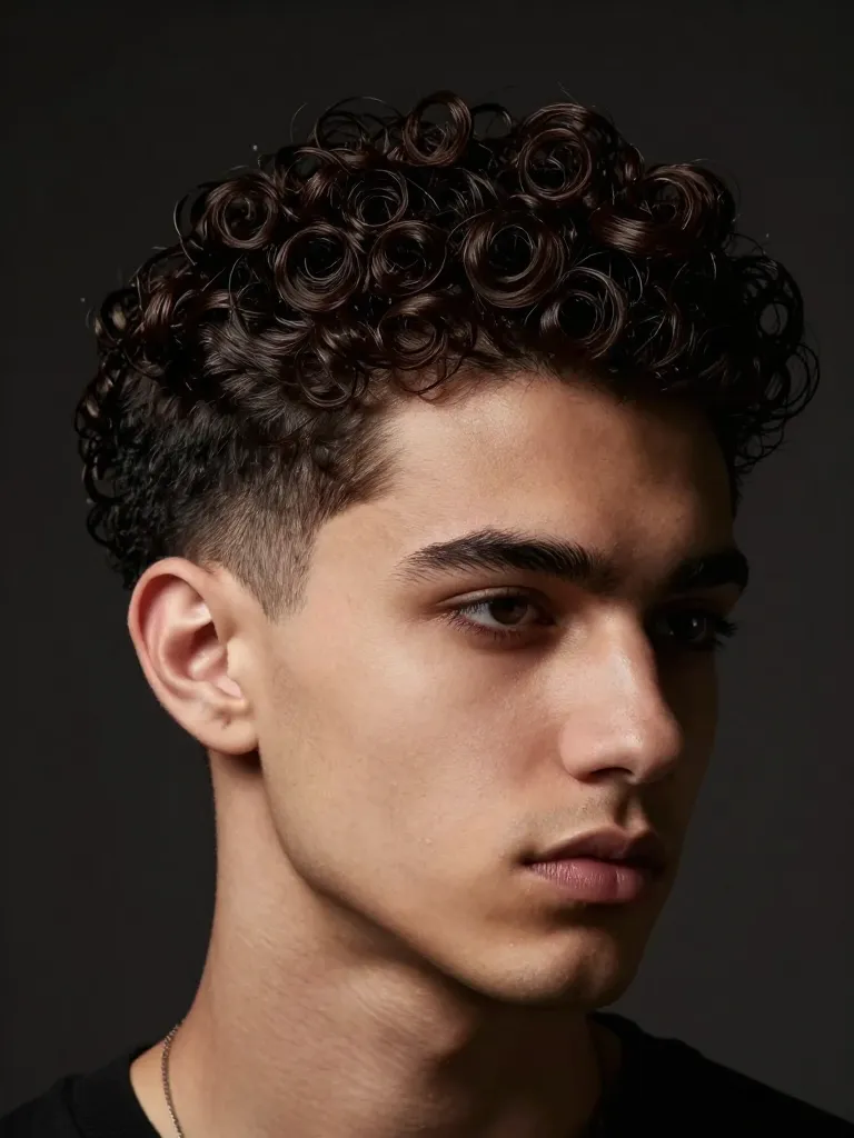 4. The Sculpted Curl Top