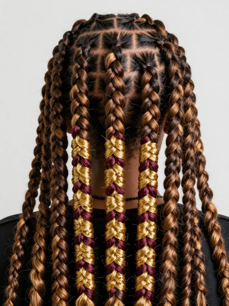 Step 3: The Loc Braids and Wraps