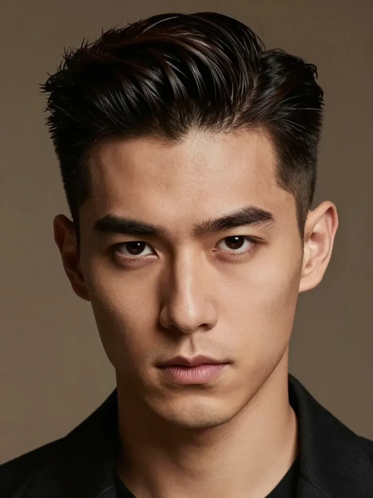 4. The Slick Back with Taper
