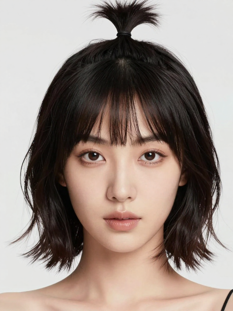 3. The Mini Ponytail Bob