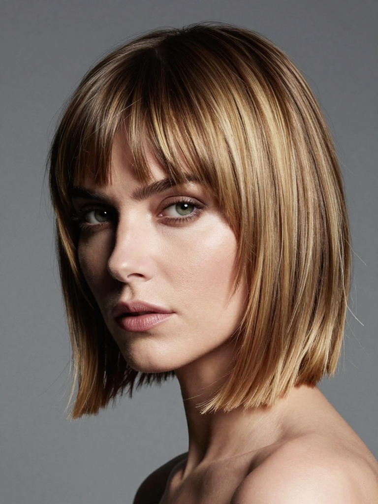 4. The Short Hush with Blended Side Bangs