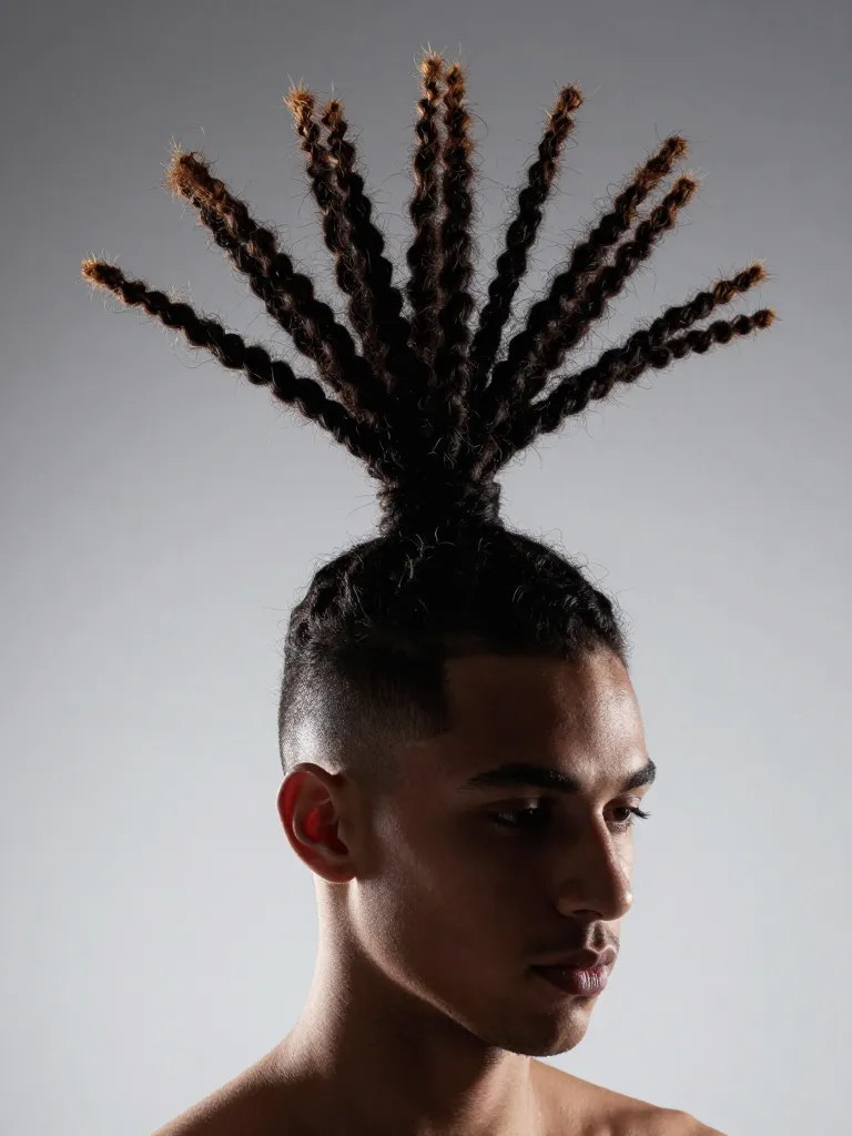 Step 4: The High Crown Ponytail