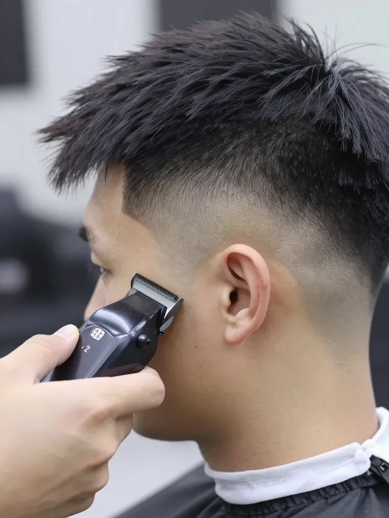 Building the mid fade gradient below the guideline