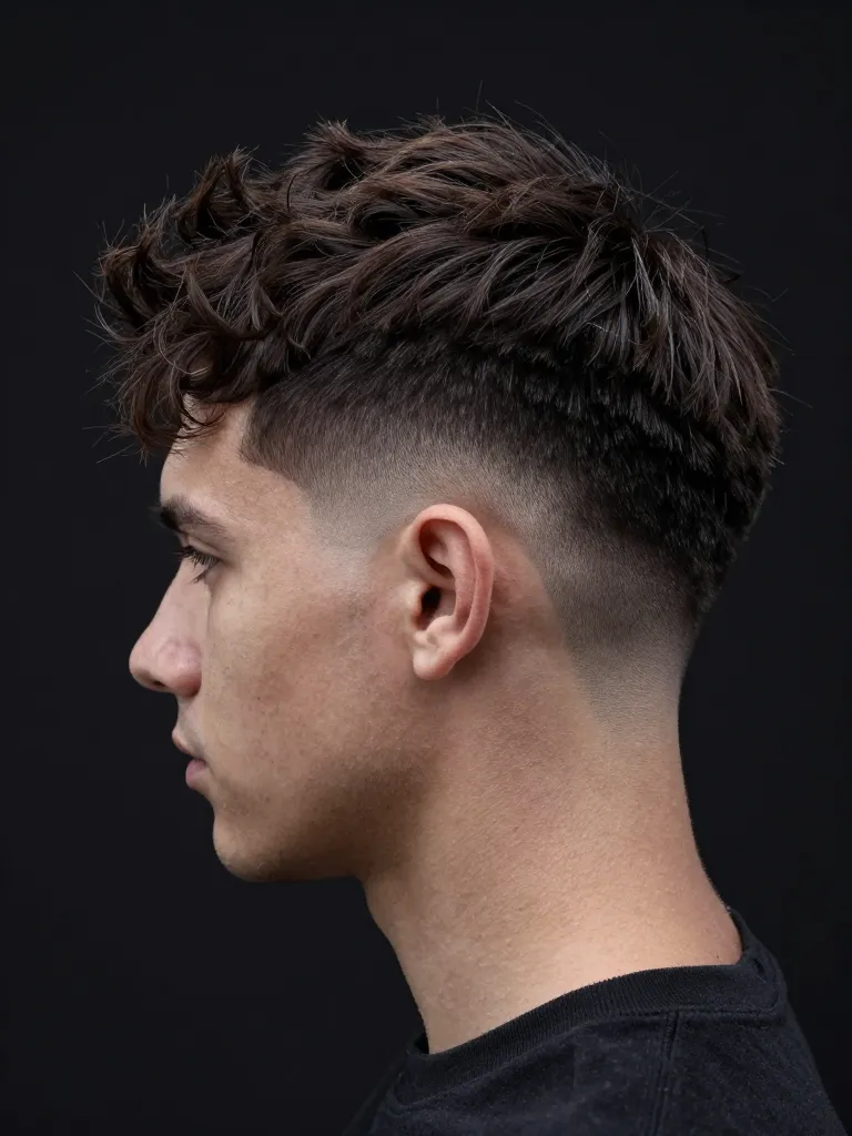 Step 2: The Textured Mullet Fade