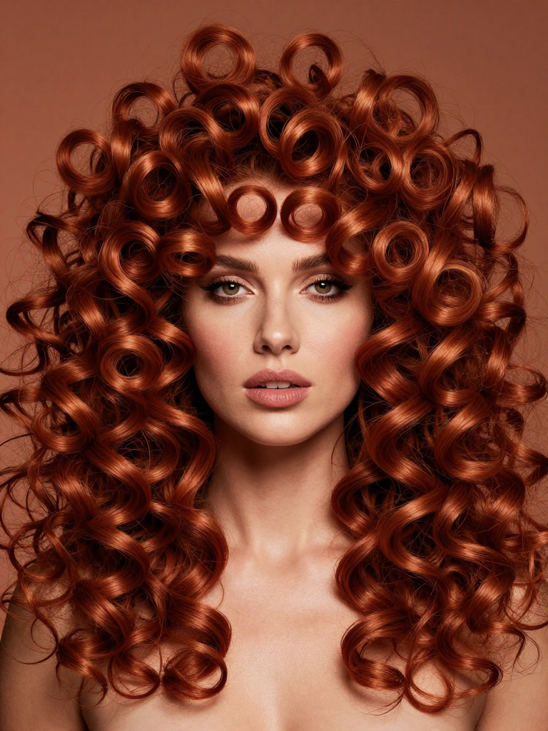 Defined ringlet princess curls