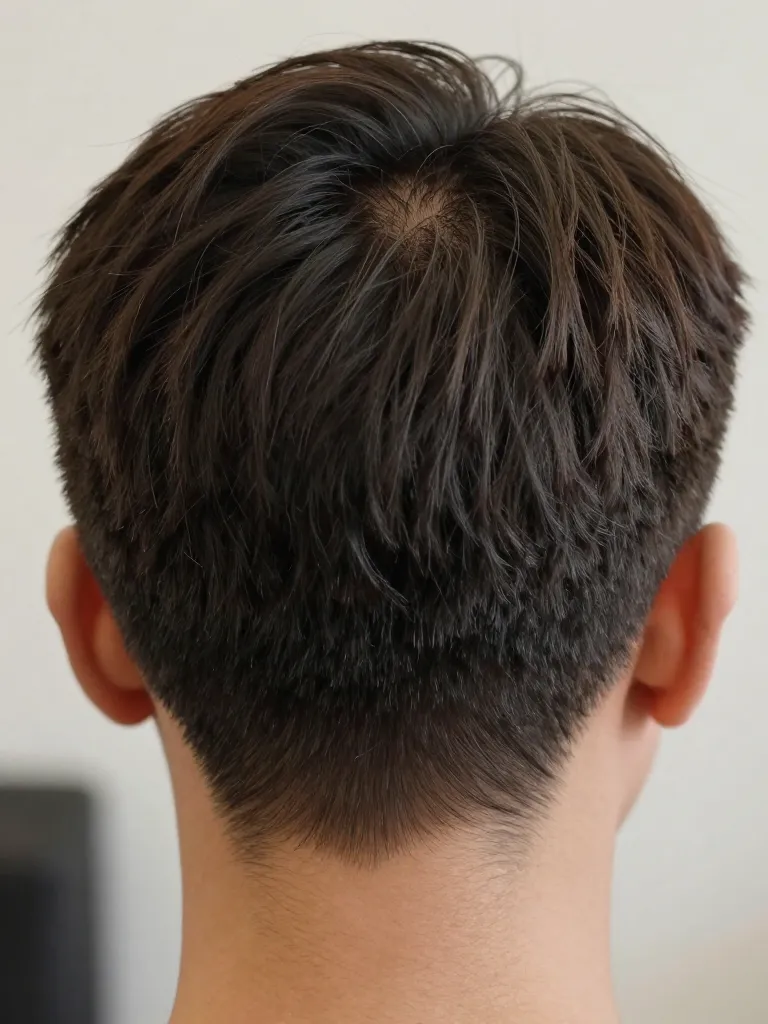 Step 3: Taper the Back for a Clean Silhouette - The Short Mullet for Men