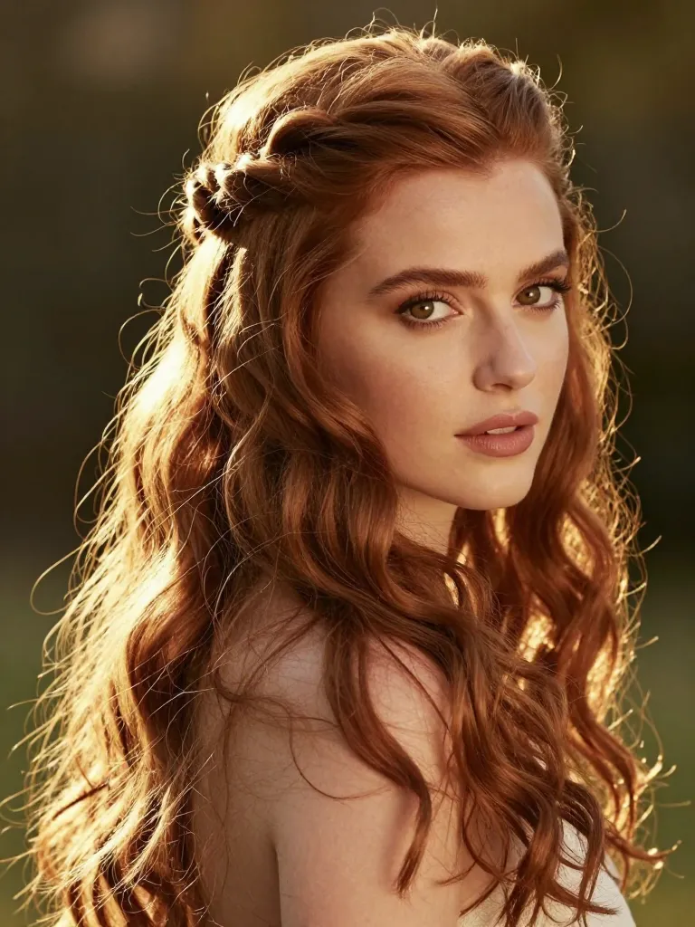 2. The Half-Up Twist That Keeps Hair Out of Your Face