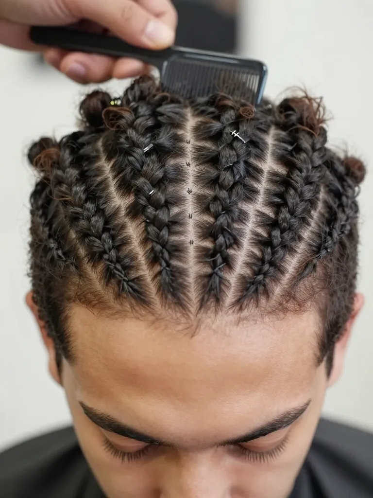 Step 1: Section the Hair with a Precise Part Map