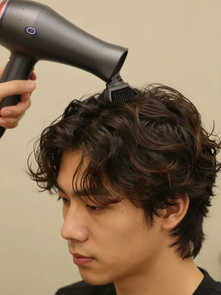 Step 4: Master the Scrunch-Dry or Diffuse Technique